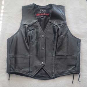 Womans Genuine Leather Vest